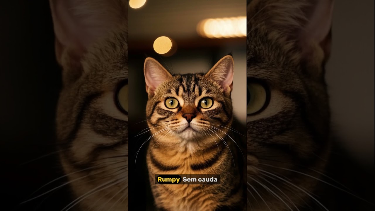 Curiosidade. Seu gato tem rabo???? Gato Manx: A História Real do Felino Sem Rabo que Encanta o Mundo