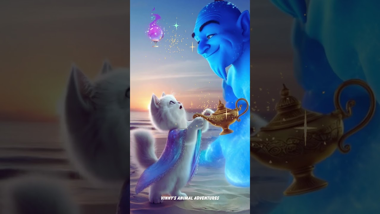 Genie Lamp! 🪔 Persian Kitten Finds a Genie Lamp… and Becomes RICH! 💎🐱✨