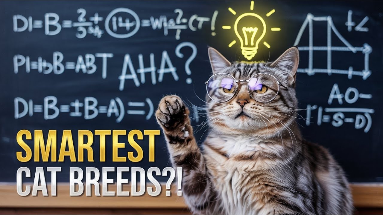 The Smartest Cat Breeds in the World! Mind-Blowing Intelligence