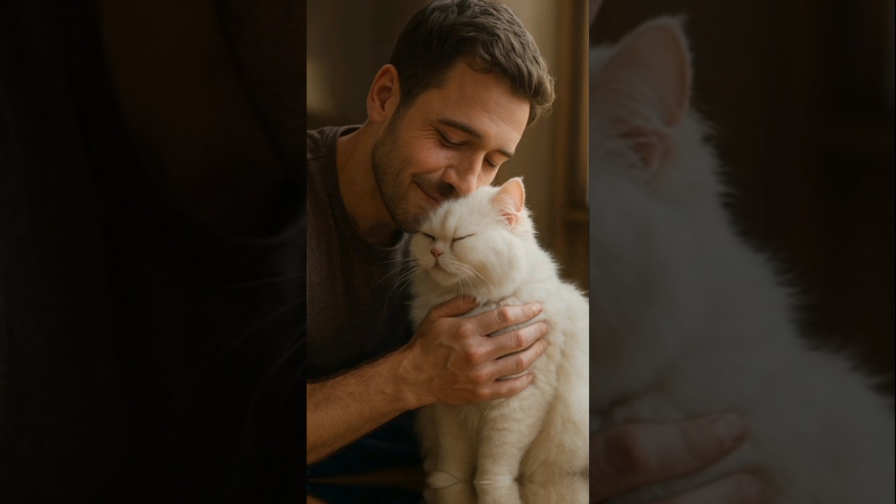 A Heartwarming Reunion: Cat & Owner's Sweet Bond #ytshorts