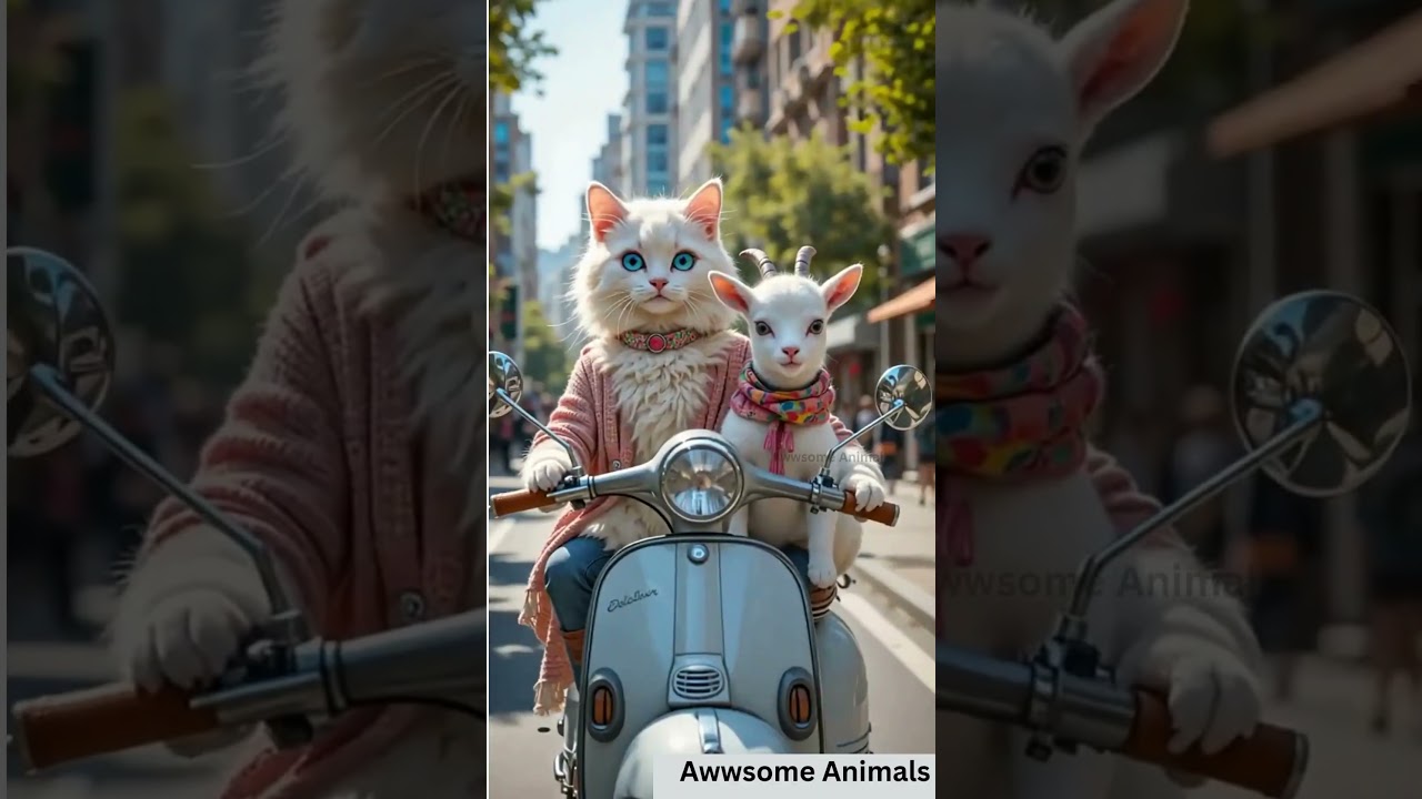 Cats on Bikes?! 🚴🐱 Cutest Cyclists Ever!