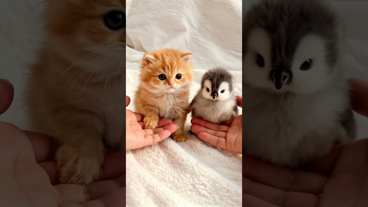 ❤️ #cute #animals #penguin #cuteanimals #adorable #fluffy #癒し #cat #kitten #ペンギン #子猫 #猫 #pets