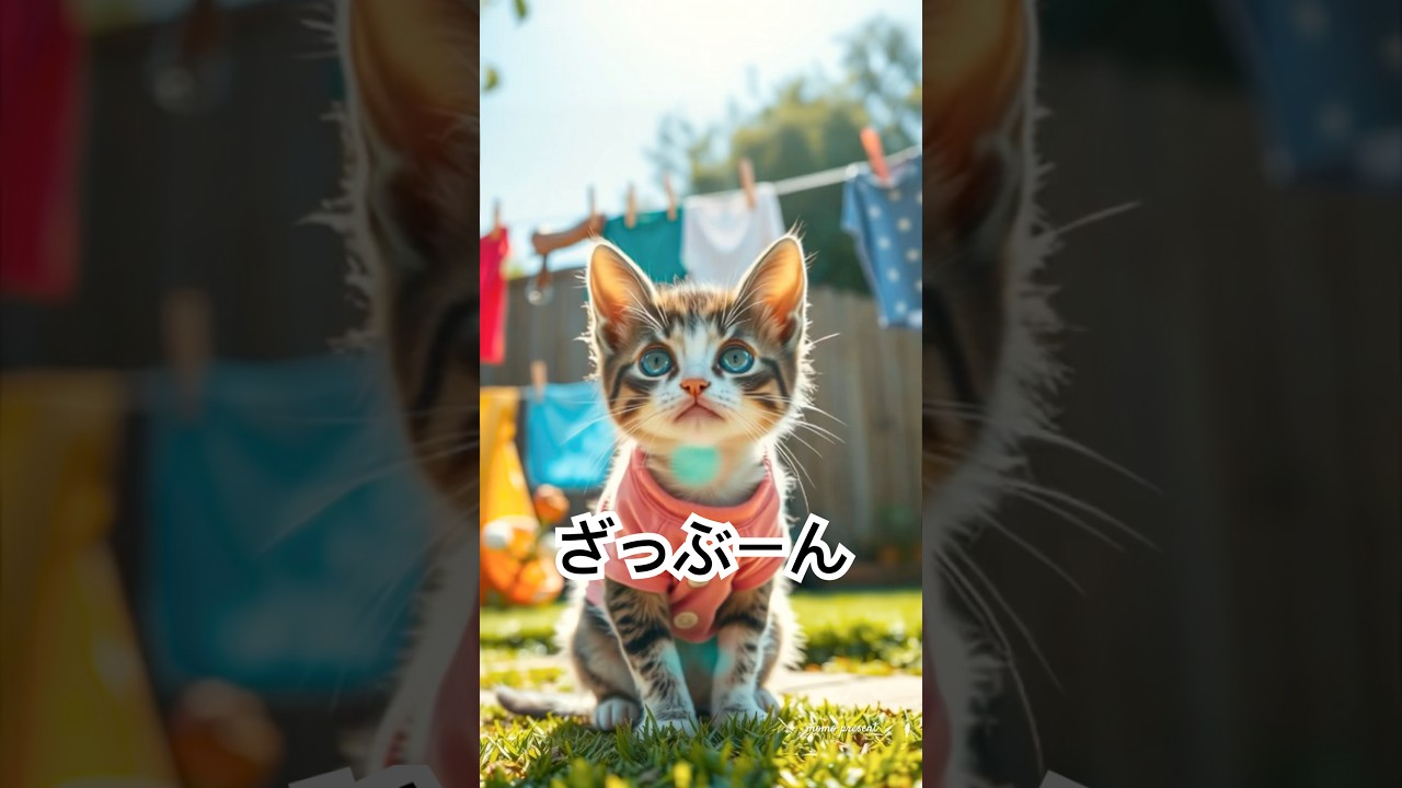 ざっぶーん🧺✨