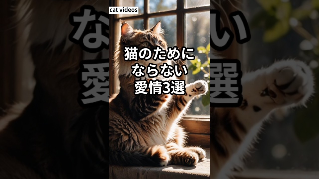 猫のためにならない愛情3選　#cat #猫の雑学 #shorts