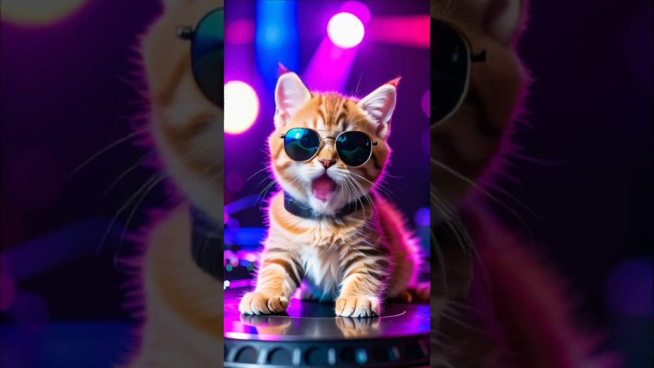 おにのパンツを歌うDJ子猫 #ai #おにのパンツ #子猫 #猫 #かわいい #ペット #ねこ好き #kitten #cat #クラブ #dj #meow #ねこ #ネコ #rave #disco