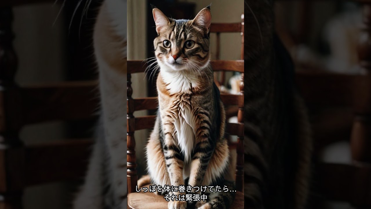 猫のしっぽ、感情のバロメーター #猫のしっぽ #猫の感情 #猫のしぐさ