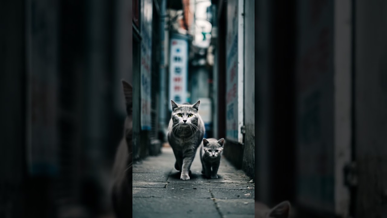 🐾 러시안블루 냥냥이들의 산책 | 고양이들의 여유로운 하루 #cat #cute #cutecat #pets #kitten #love #shorts