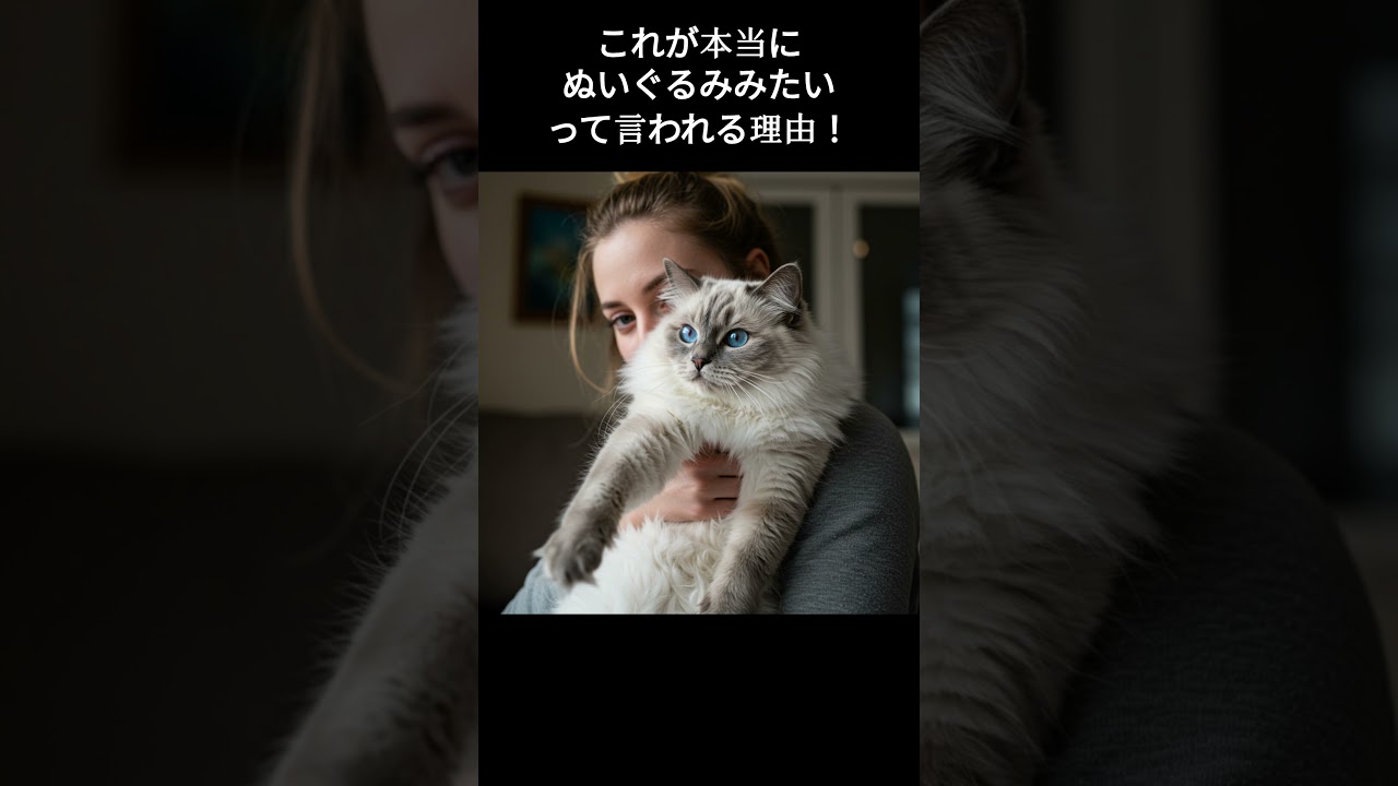 ラグドールって本当に“ぬいぐるみ”だった! その驚きの秘密とは　 #雑学 #cat　#動物