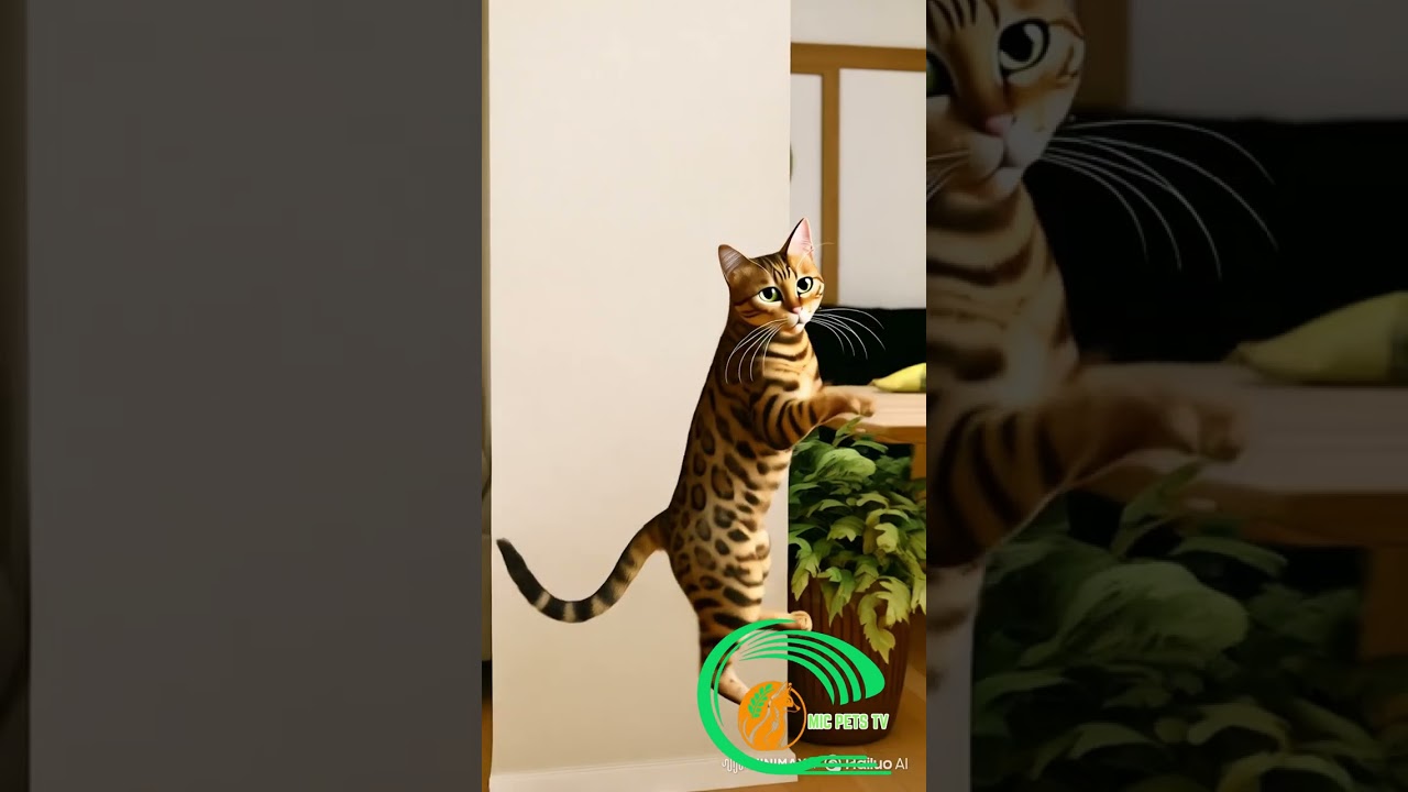 Bengal Cat Dances to Chicken Banana – Viral & Absolutely Adorable! | Mic Pets TV