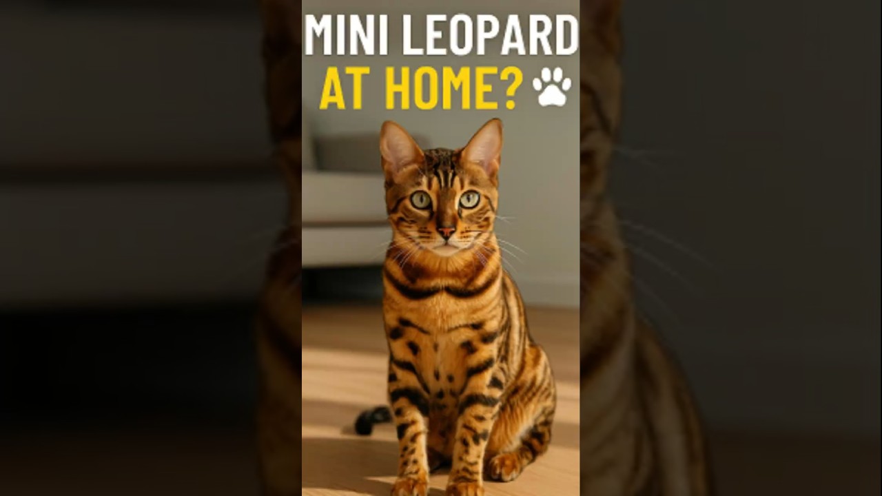 "Bengal Cat Facts: The Wild-Looking Pet That Loves Water!" #shorts #youtubeshorts #bengalcat