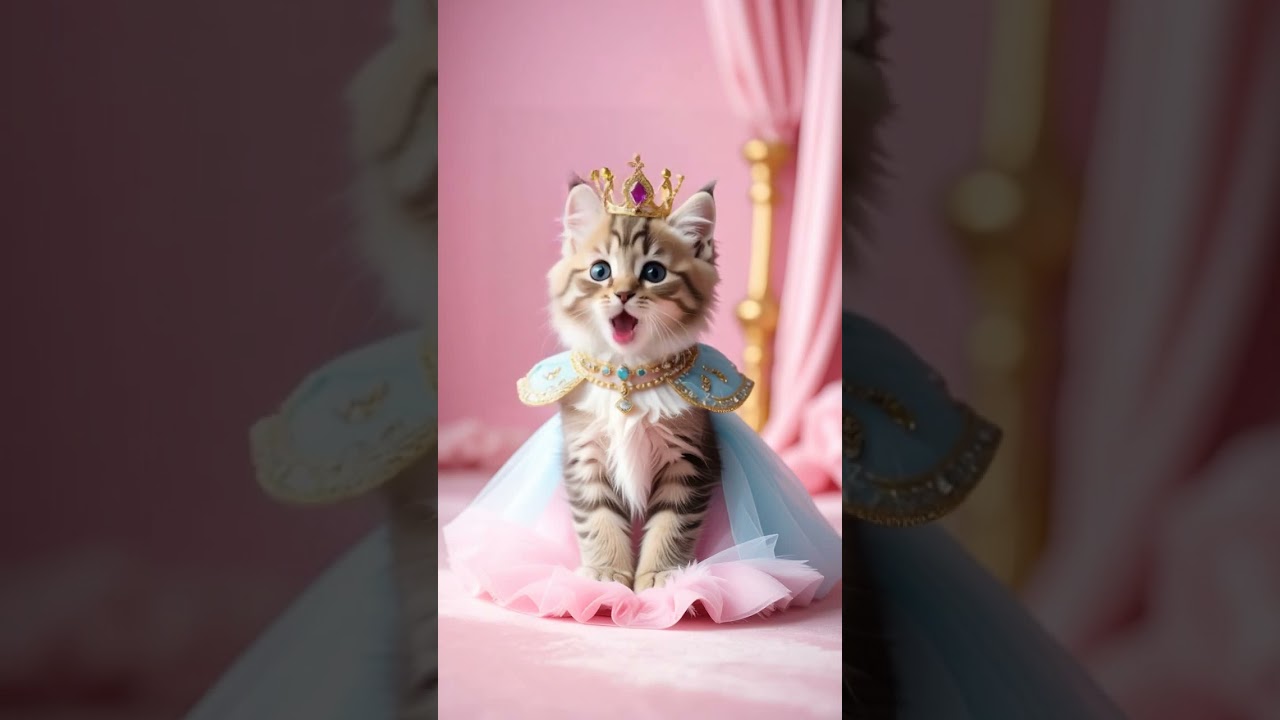 おにのパンツを歌う子猫 #ai #おにのパンツ #子猫 #猫 #かわいい #ペット #ねこ好き #kitten #cat #catvideos #プリンセス #princess #お姫様