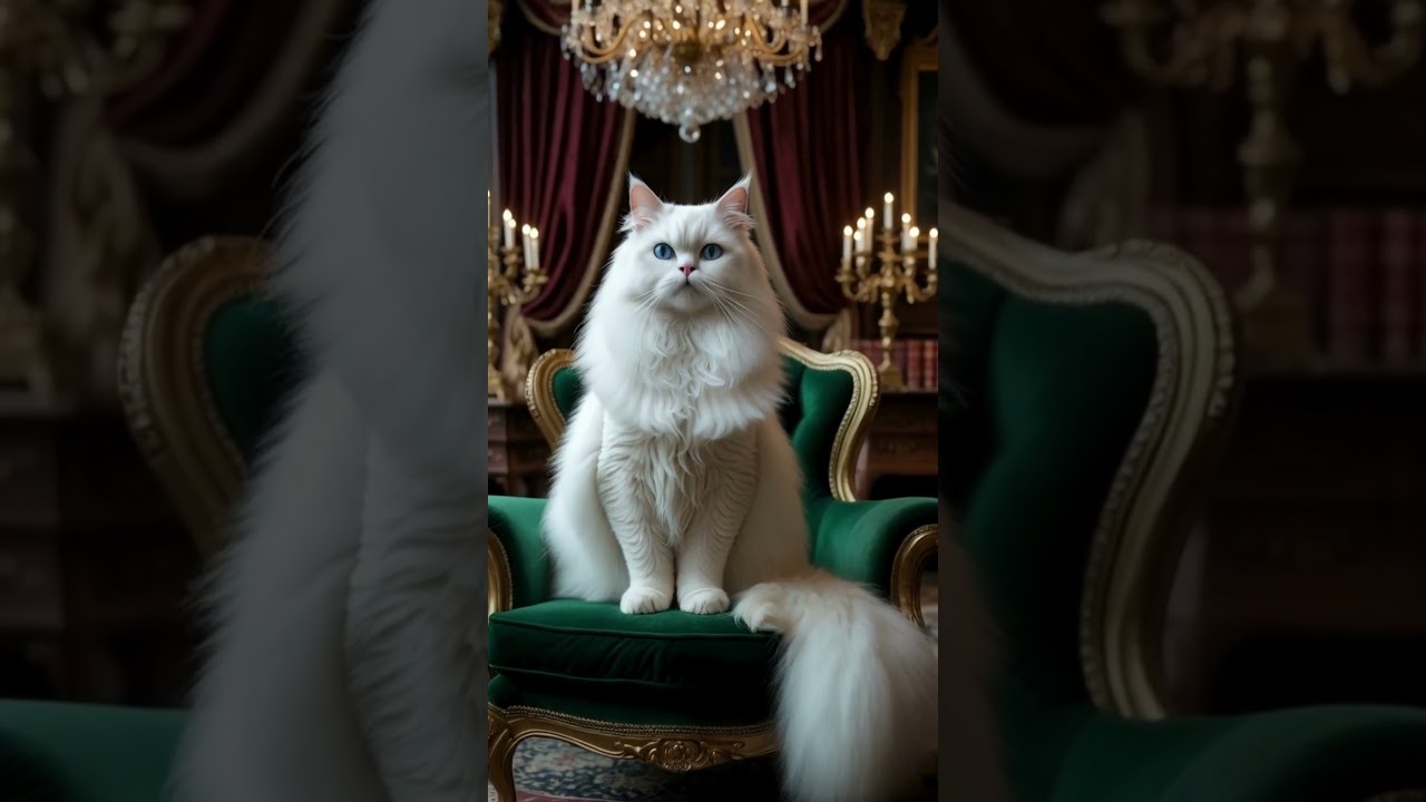 Royal Persian Cat in a Victorian Dream 🐱👑✨