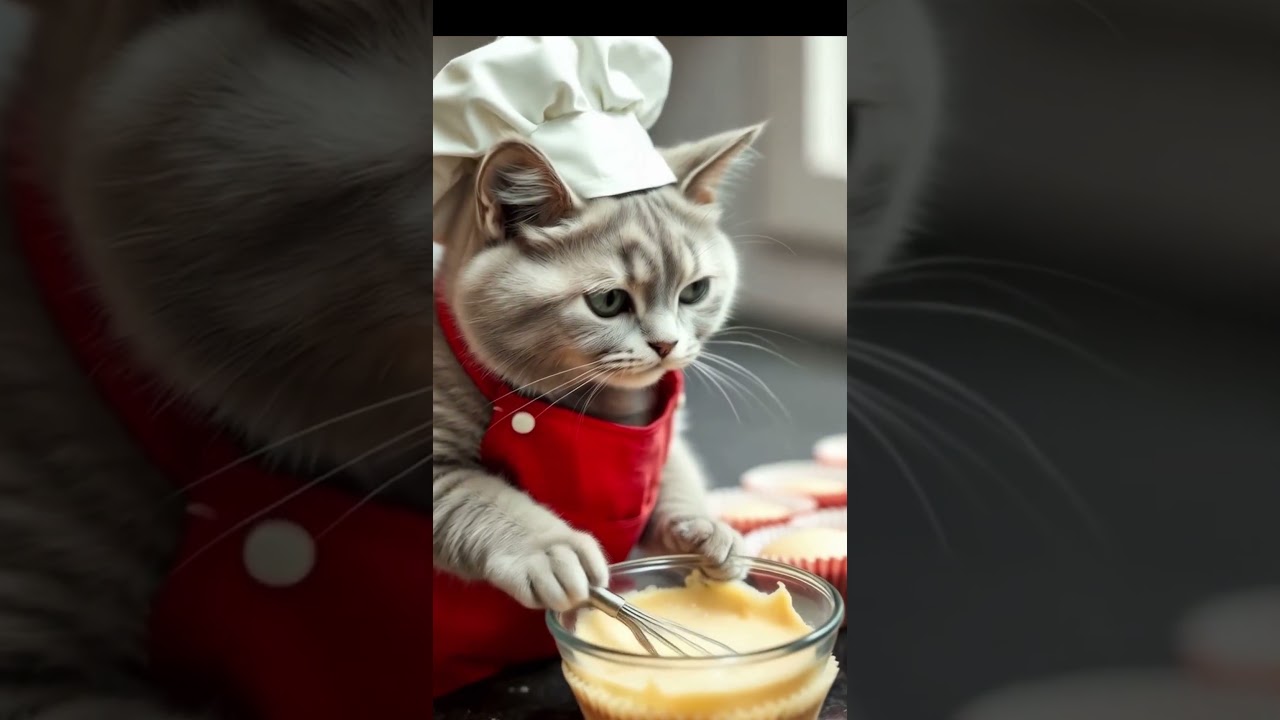 Whiskey’s Sweet Cupcake Day! (Tiny Chef at Work!)