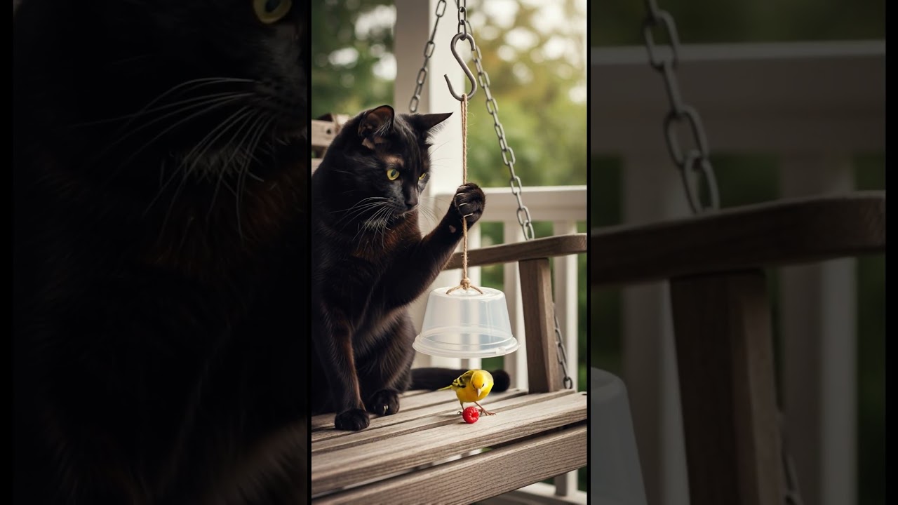 Don’t Move   🤫 This Might Actually Work 動くなよ…🤫これ、意外とうまくいくかも。 #shorts #blackcat #trap 1