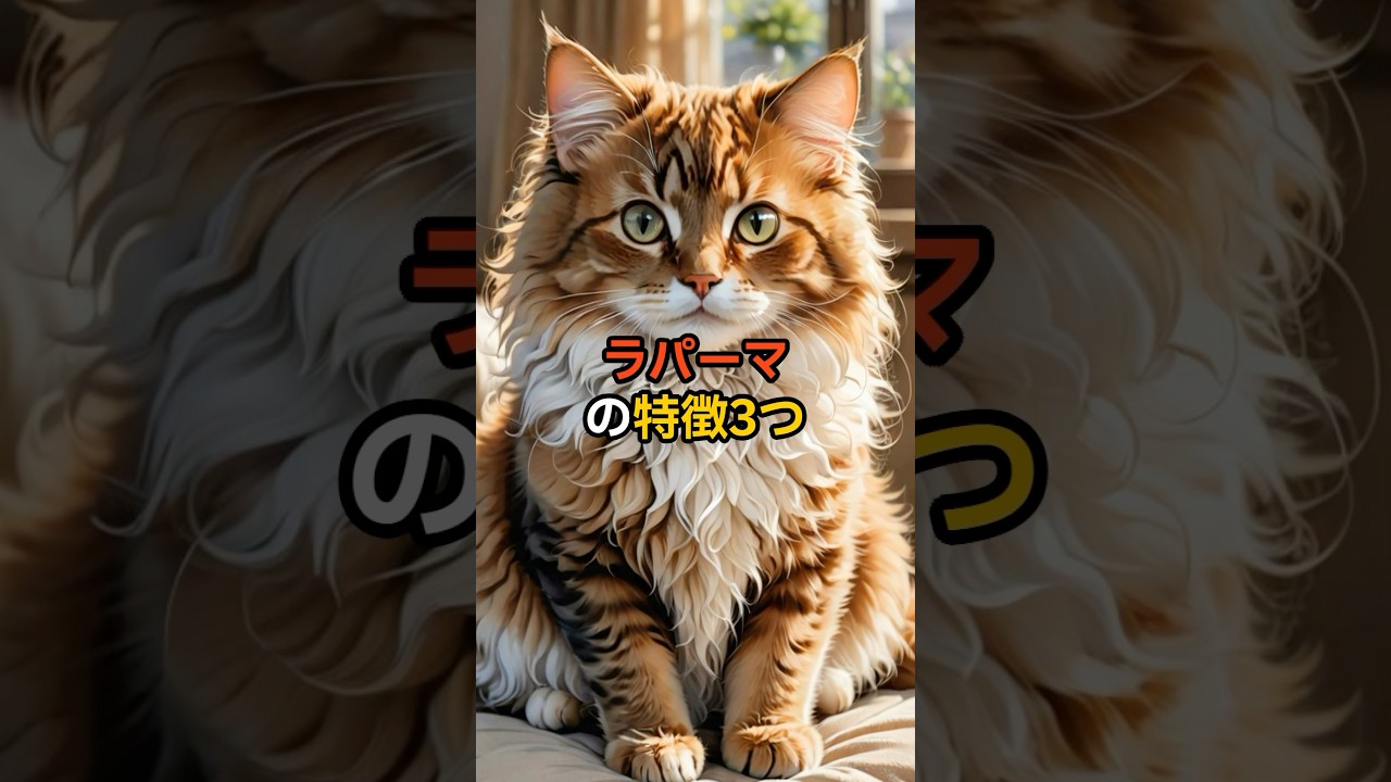 猫【種類別特徴】ラパーマの特徴3つ🐈正直主は、ラパーマという種類、初めて聞きました😳#ラパーマ #天パ #猫 #猫雑学