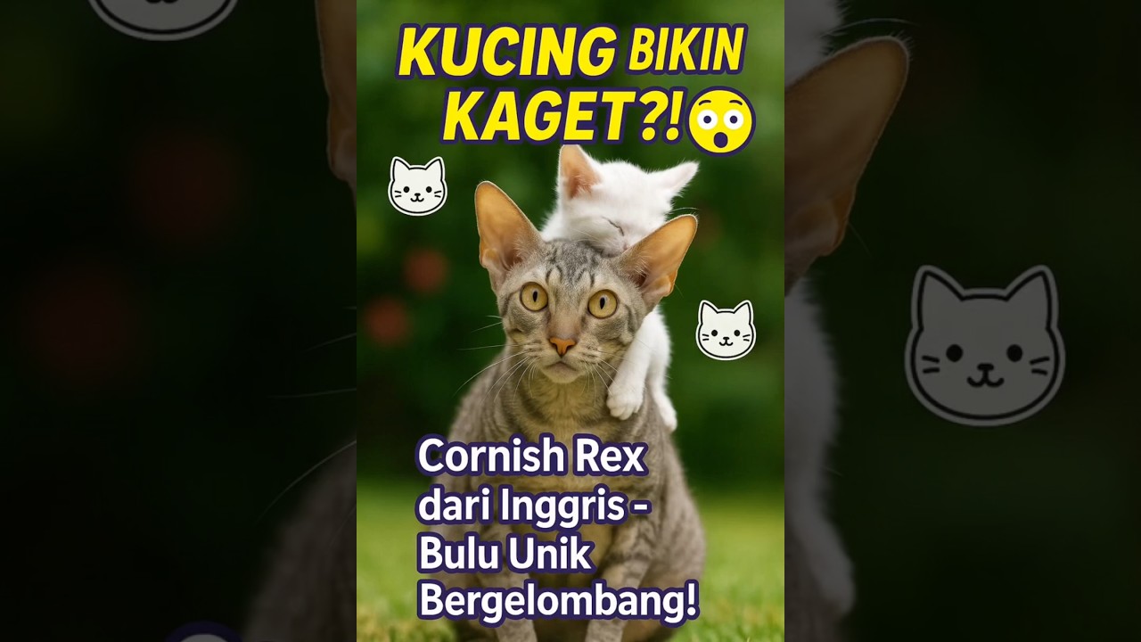 Cornish Rex: Kucing Unik dengan Bulu Keriting & Energi Tanpa Habis #cat #catshorts