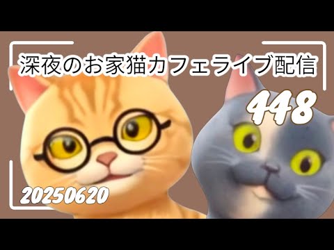 深夜のお家猫カフェライブ配信 ４４８