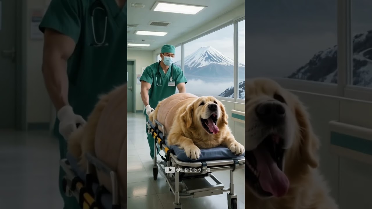 子猫が妊娠中の犬を救出 #kitten #rescue #dog #pregnant #animal