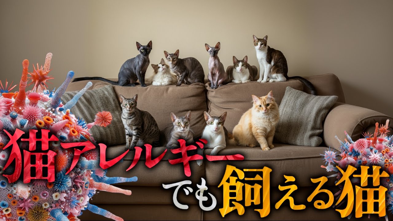 【驚喜】猫アレルギーでも飼える猫10選｜夢の猫との生活が可能に！