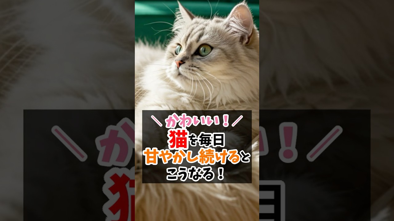 かわいい！猫を毎日甘やかし続けるとこうなる！#猫のいる生活 #猫好きさんと繋がりたい #猫飼いたい #猫可愛い  #猫のいる暮らし #ねこ部