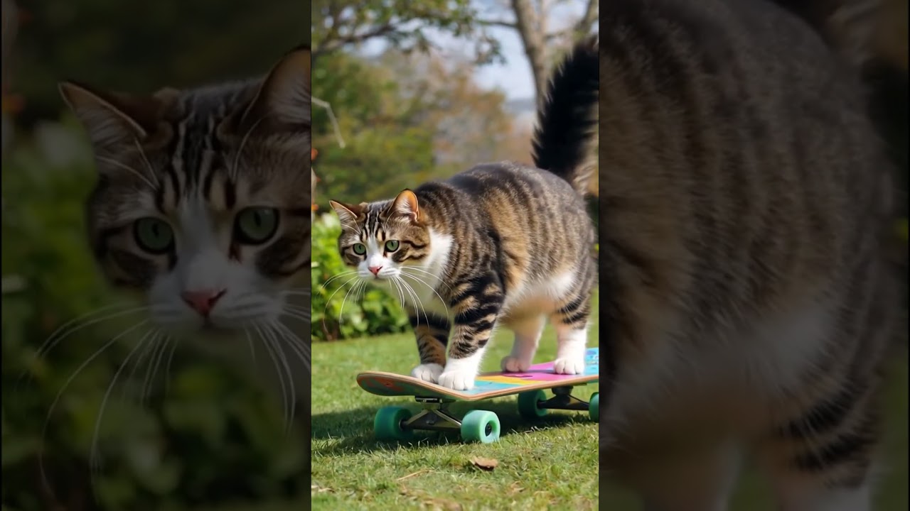 Snowshoe: 'I Believe I Can Fly!' ...Spoiler: She Couldn't  🐱スノーシュー猫の大失敗🛹💥#shorts #snowshoecat