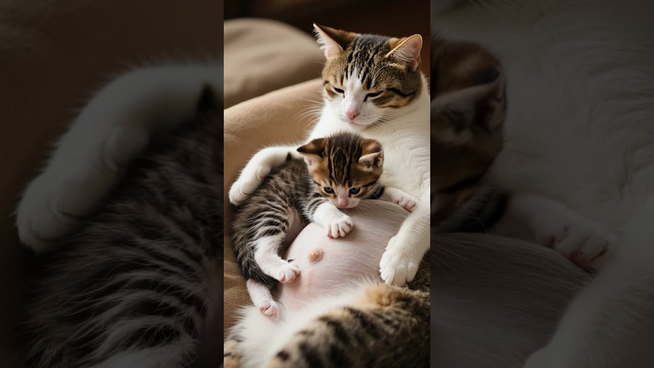 She Touched Mama’s Belly and Wondered… Who’s Coming? Big Sister in Training 🐾