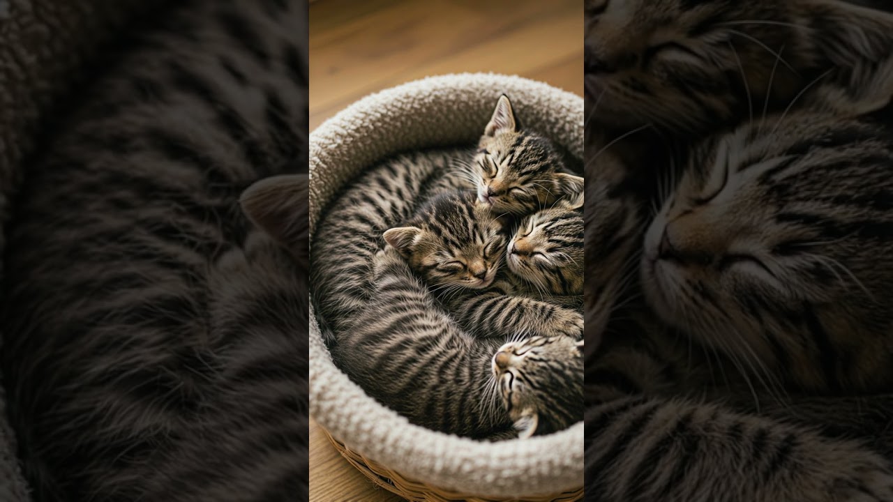 白猫にゃんこのリラックスタイム｜子猫のお昼寝タイム