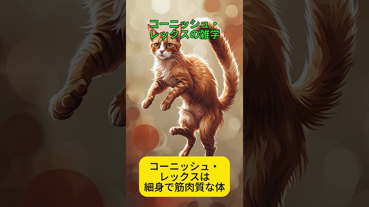コーニッシュ・レックスの雑学 #コーニッシュ・レックス #雑学 #猫
