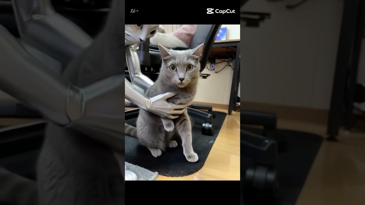 【猫ロシアンブルー】そらちゃん‼️宇宙人に連れ去られる⁉️ #shorts #russianblue #ロシアンブルー #かわいい猫 #可愛い猫