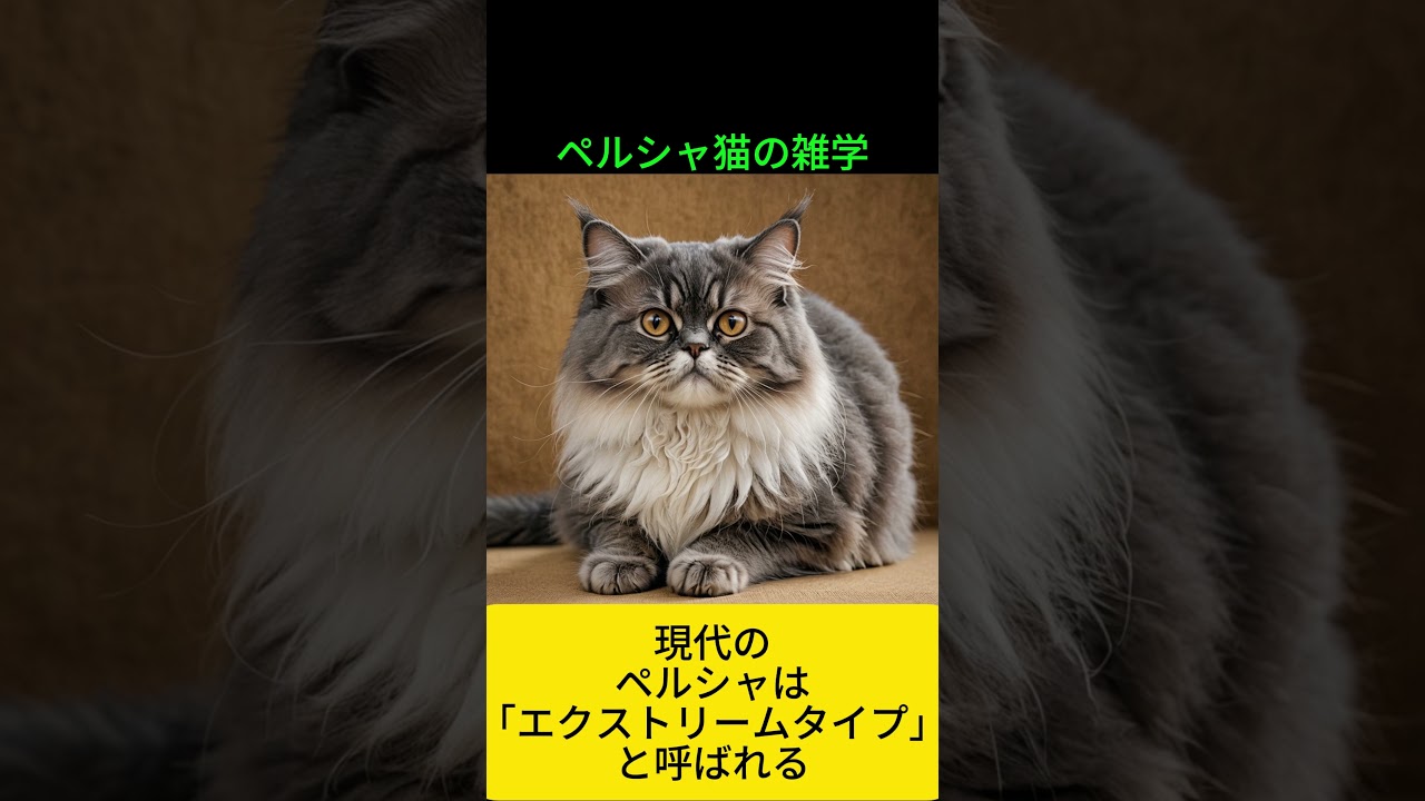 ペルシャ猫の雑学 #ペルシャ #猫 #雑学  #プチ知識