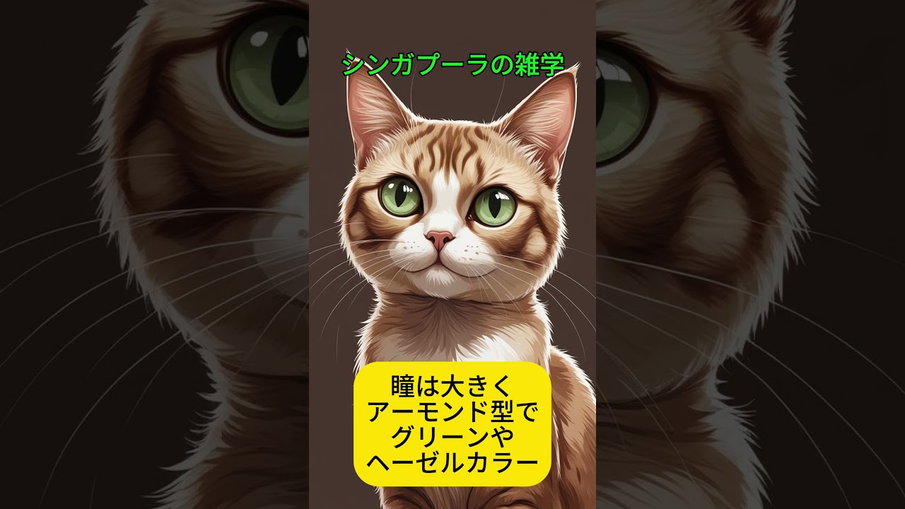 シンガプーラの雑学 #シンガプーラ #猫  #プチ知識 #雑学