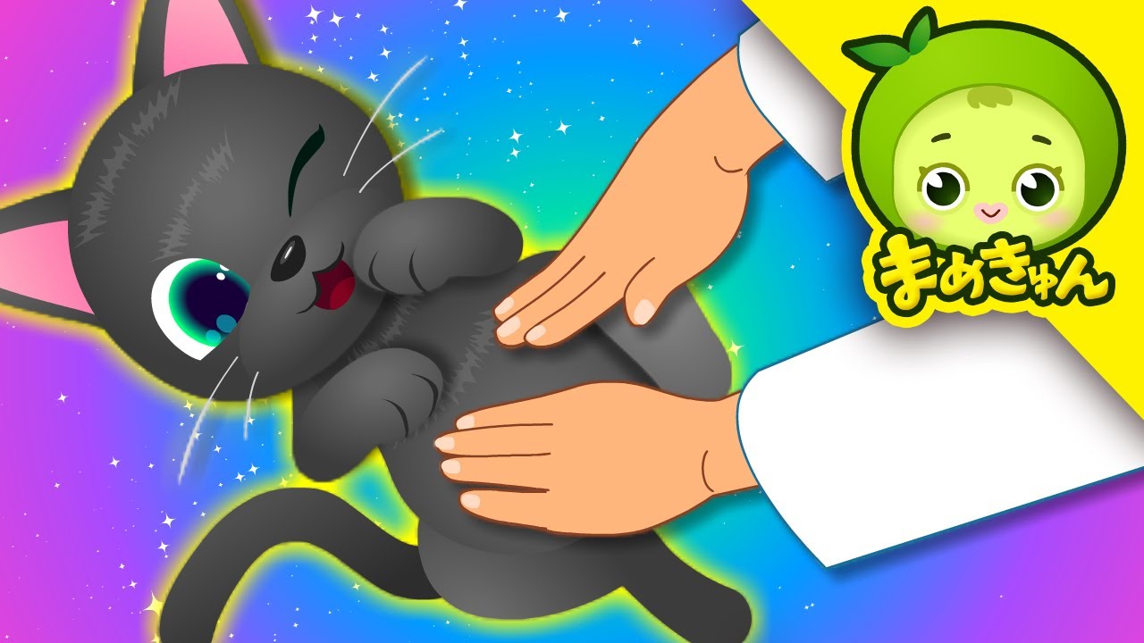 ロシアンブルーを助けて | マークの動物病院 | 子供向け | まめきゅん MAMEKYUNN