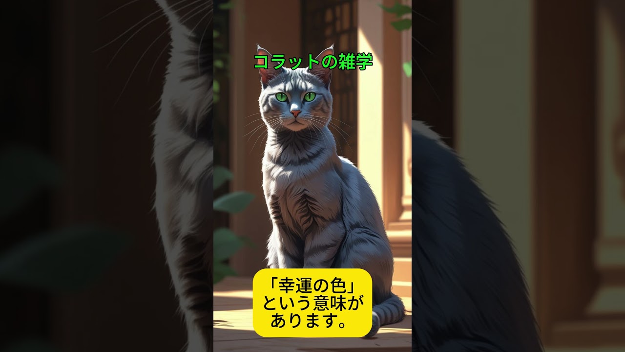 コラットの雑学 #プチ知識 #猫 #コラット #雑学