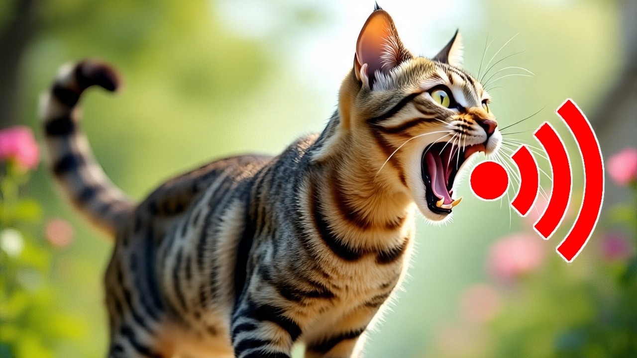Meow Meow Sound Of Cat | Sounds To Attract Kittens | Manx Cat Video