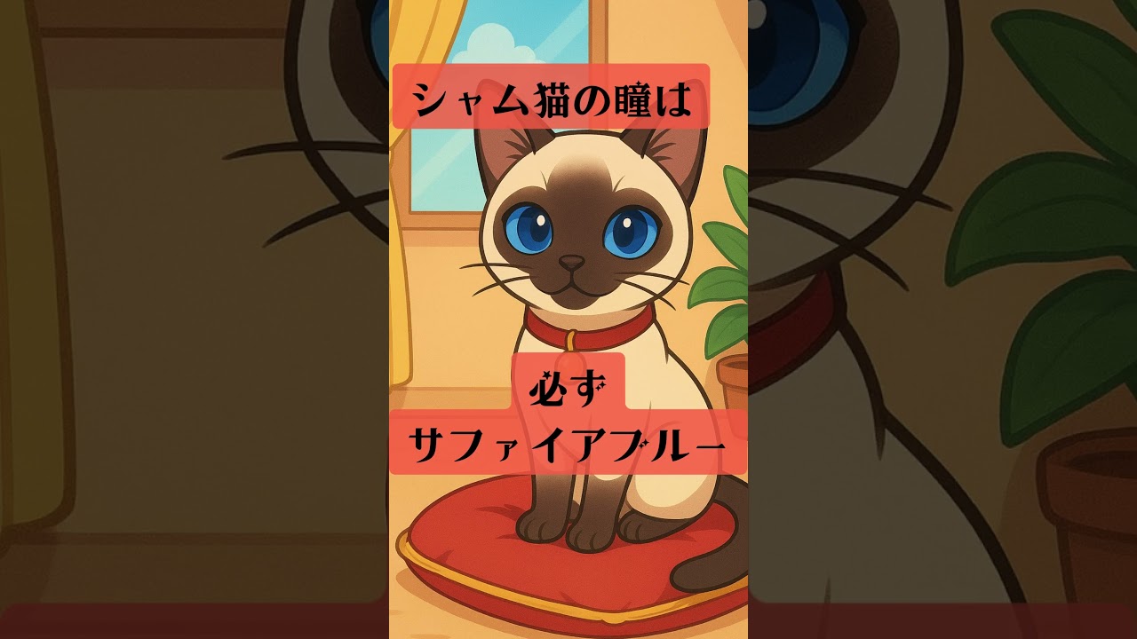 シャム猫の雑学