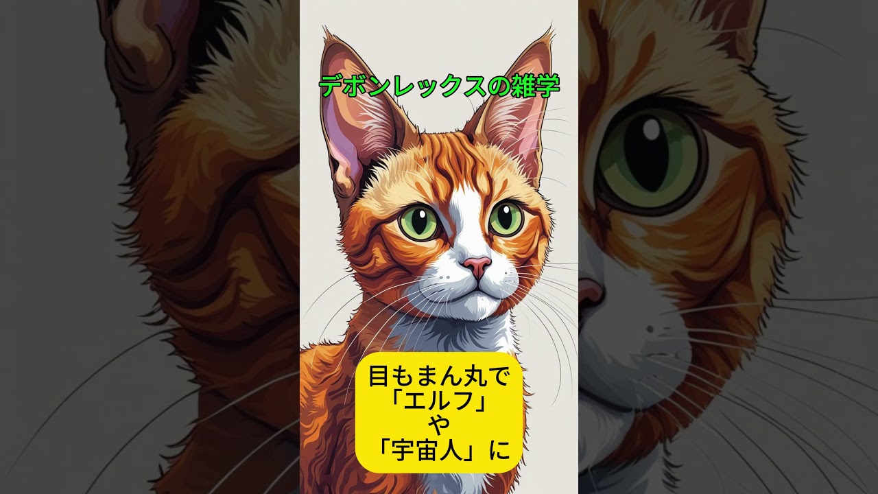 デボンレックスの雑学 #プチ知識 #猫 #デボンレックス #雑学