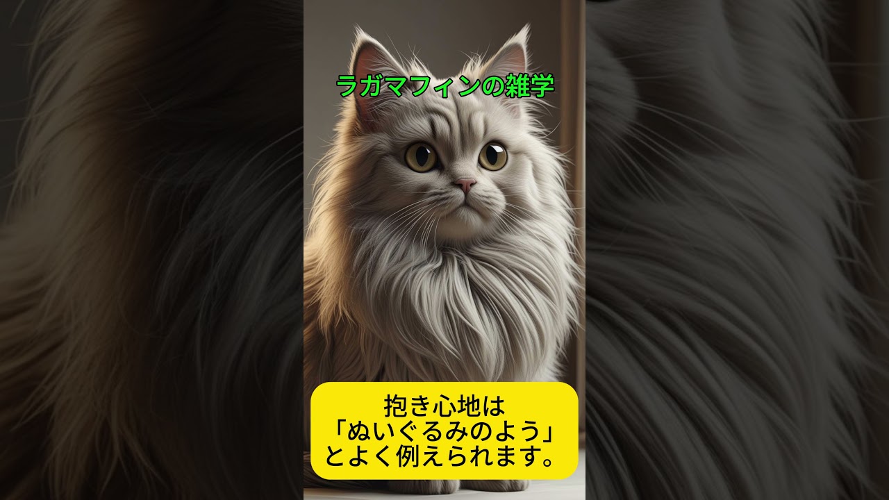 ラガマフィンの雑学 #プチ知識 #猫 #ラガマフィン #雑学