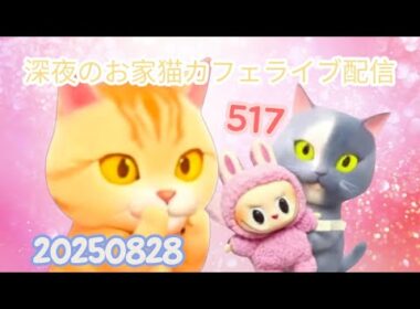 深夜のお家猫カフェライブ配信 ５１７