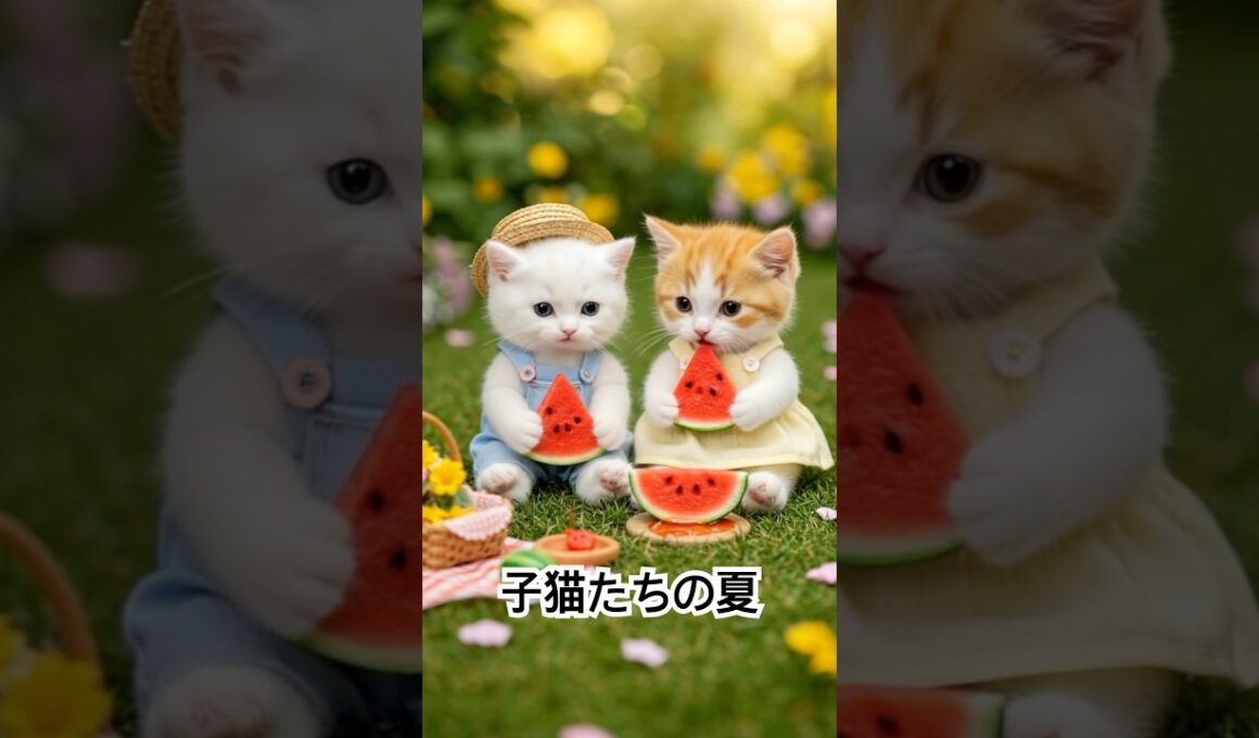 子猫たちの夏🌻✨✨