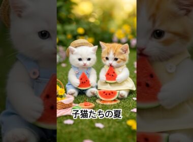 子猫たちの夏🌻✨✨