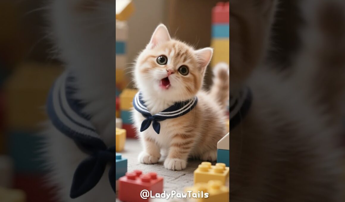 楽しい時間が続くよ！AIにゃんこ「おもちゃのチャチャチャ」💕😽💕