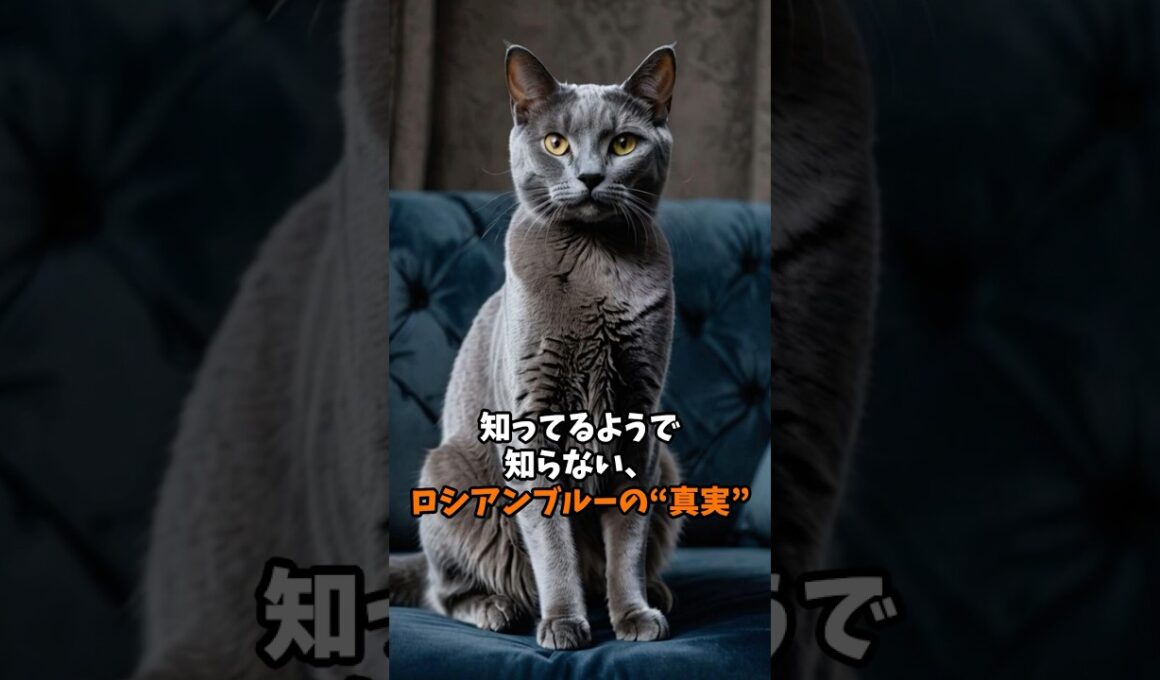 ロシアンブルー        ~物静かで声は控えめの“サイレントキャット”~