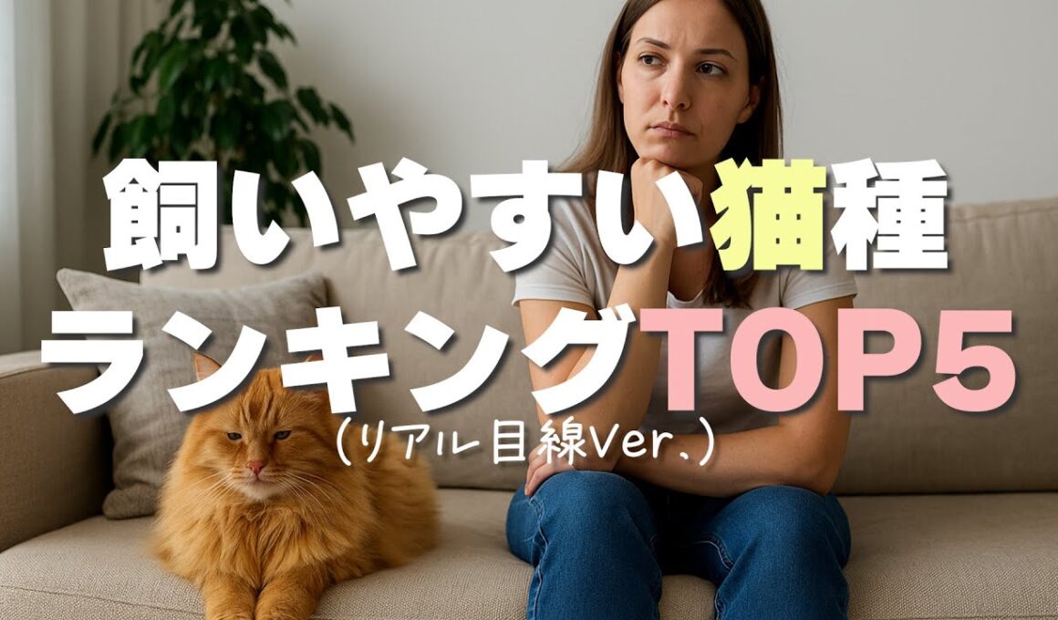 【初心者必見】飼いやすい猫種ランキングTOP5