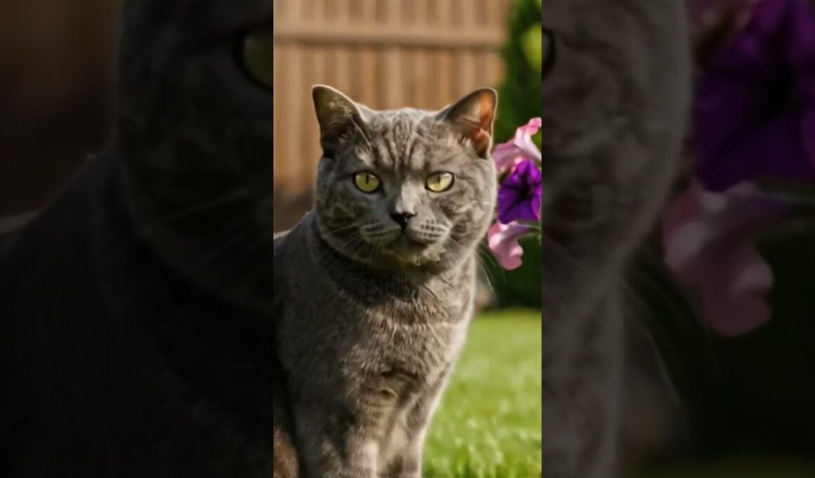 Manx Cat the cheeky tailless kitty 🐱✨ #manxcat #parrot#catlovers #funnycat #viralcat #shorts #veo3