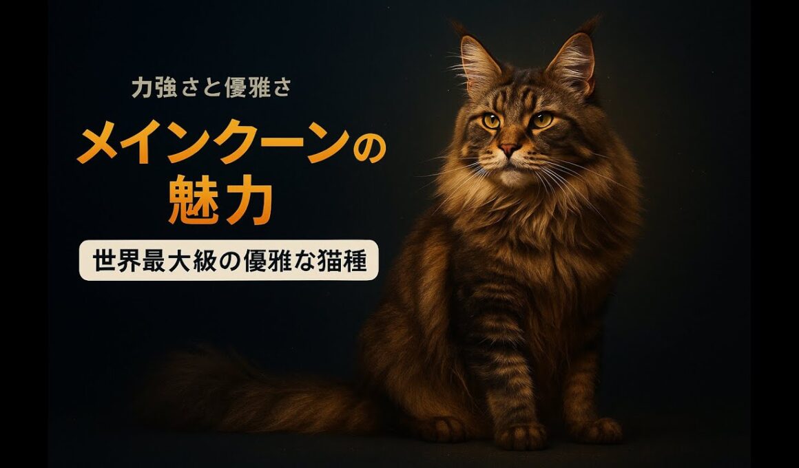 世界中で人気の猫種 「メインクーン」 についてご紹介