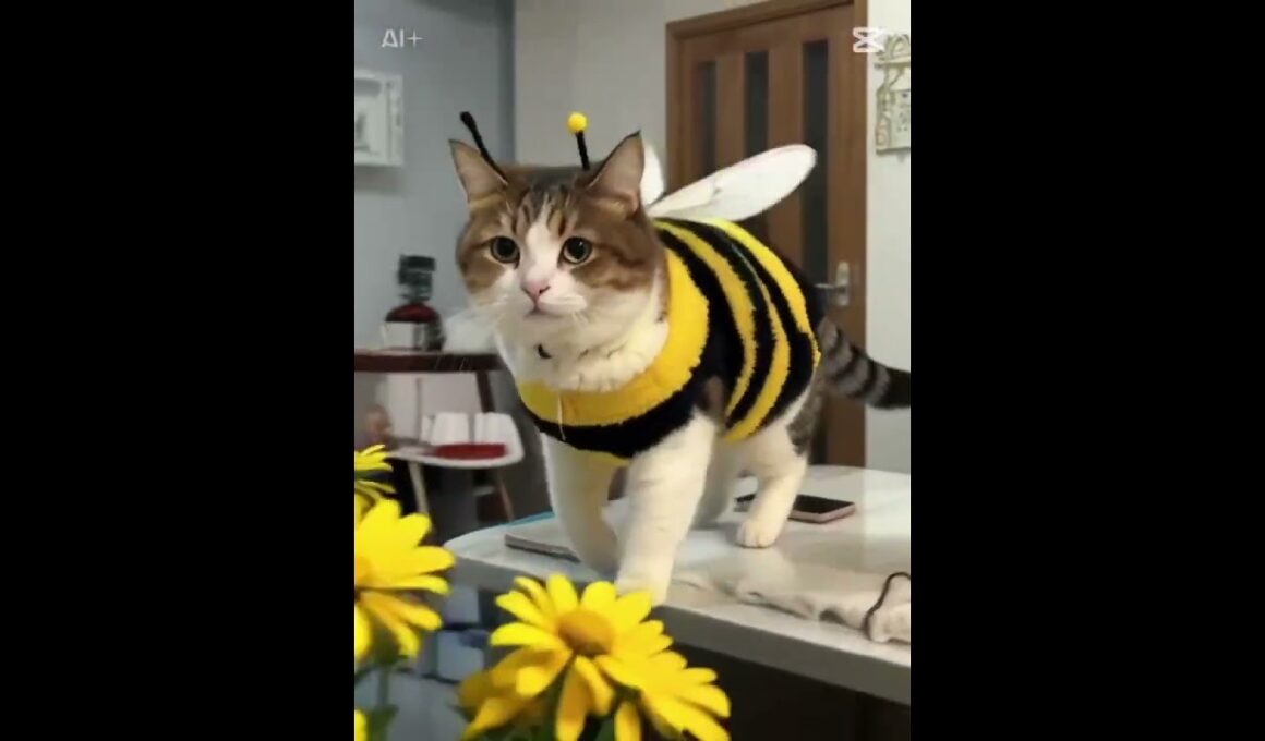 ミツバチ猫さん#アメリカンカール #cat #みつばち #猫好きさんと繋がりたい