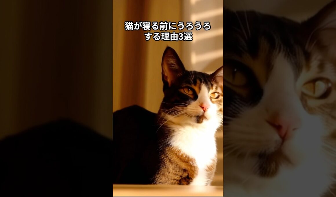 猫が寝る前にうろうろする理由3選　 #猫 #雑学 #ねこ #猫のいる生活 #猫好き #猫の雑学 #ネコ #名もなき風景