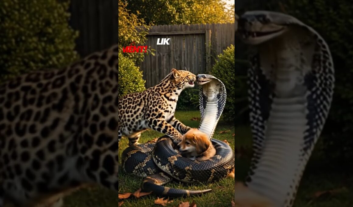 ベンガル猫の勇敢な戦い 🐆🐍🐕Bengal Cat’s Brave Battle 🐆🐍🐕