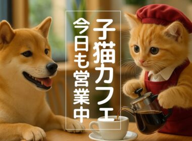 【AI】子猫カフェスタッフ奮闘記ー猫のこカフェ営業中