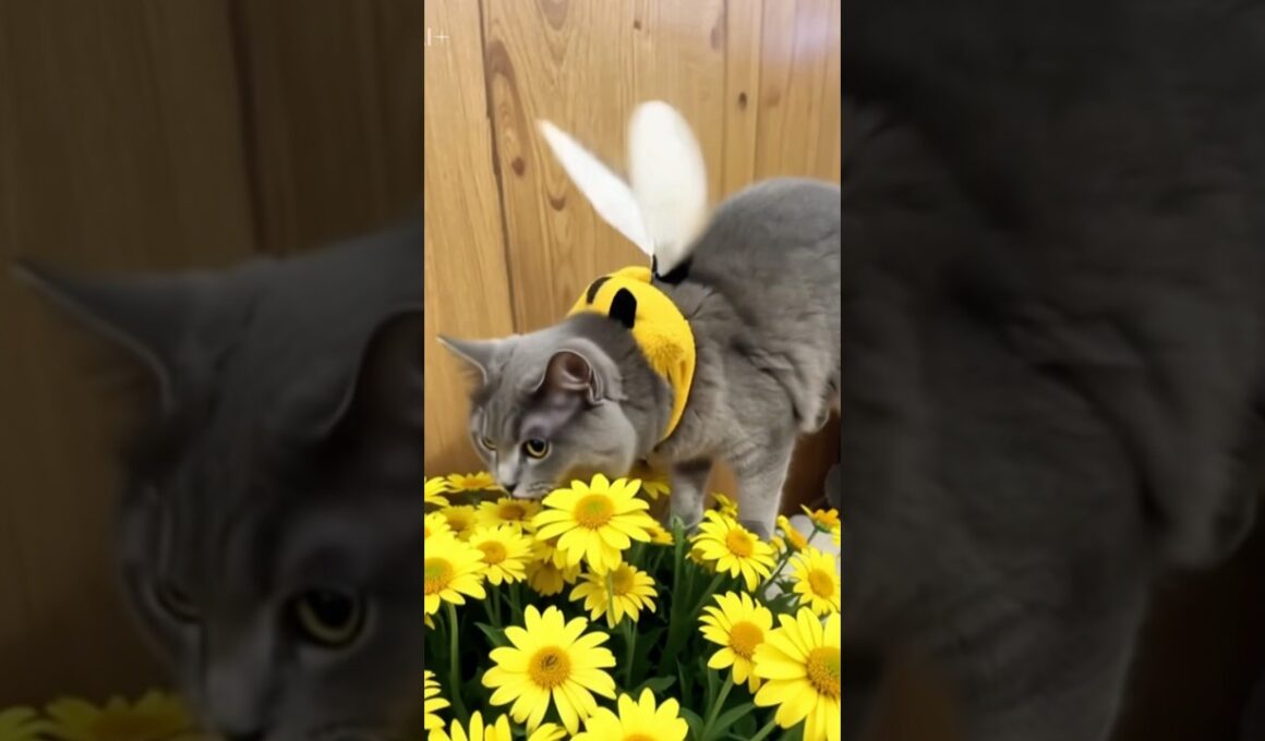 子猫に羽が生えたら、蜂の様に飛ぶ #子ネコ #サイベリアン #猫のいる暮らし #cat